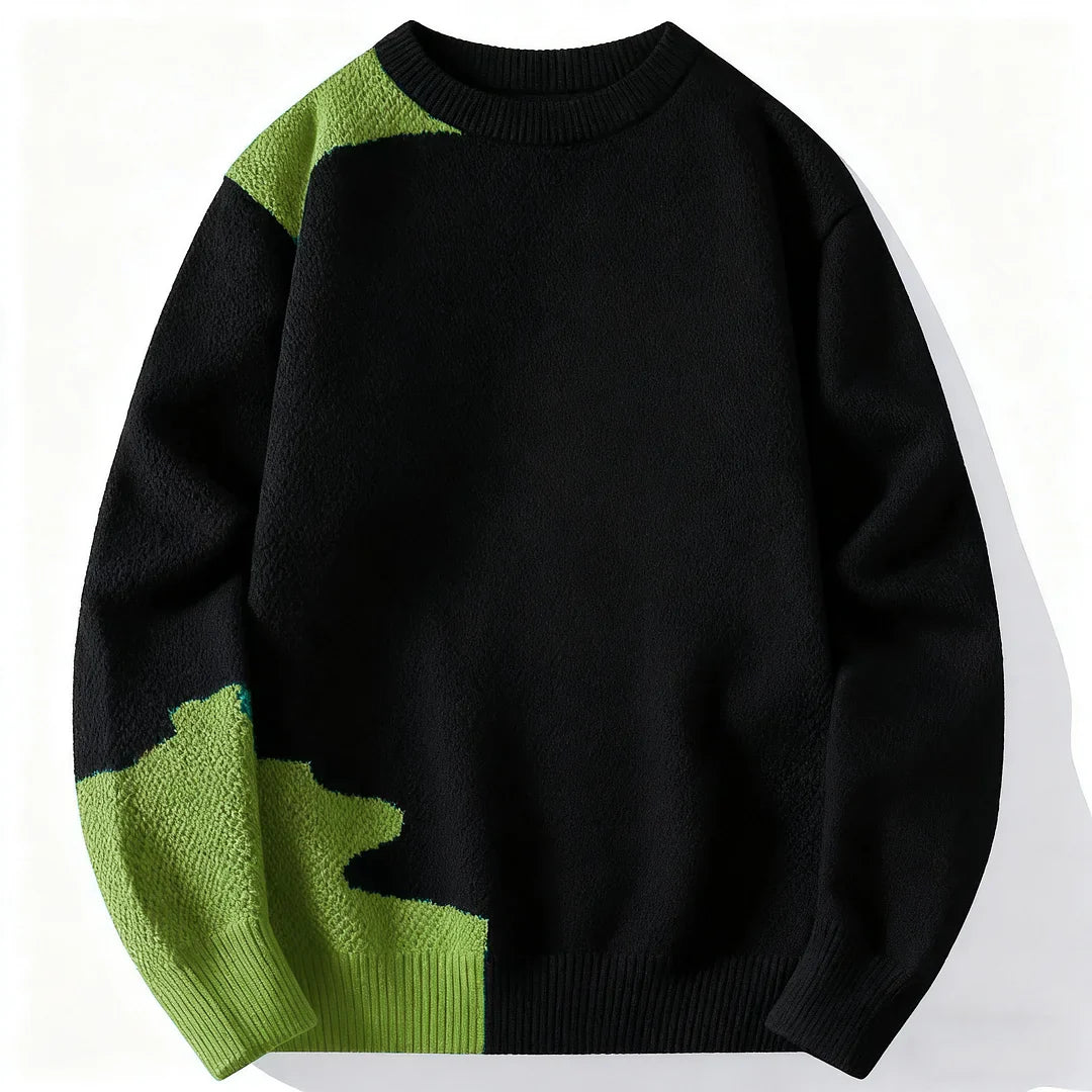 Men's Stylish And Handsome Round Neck Sweater