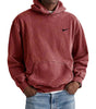 Men's Retro Washed Loose Pocket Hooded Sweatshirt