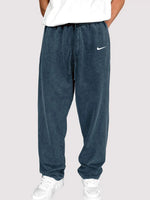 Distressed Cotton Relaxed Men's Lounge Pants
