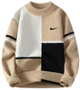 Men's High-End Trendy Loose Color-Blocked Sweater