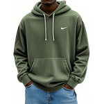 Men's Fashionable Casual Loose Hooded Sweatshirt