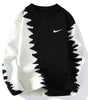 Men's Fashionable Contrast Color Knitted Sweater