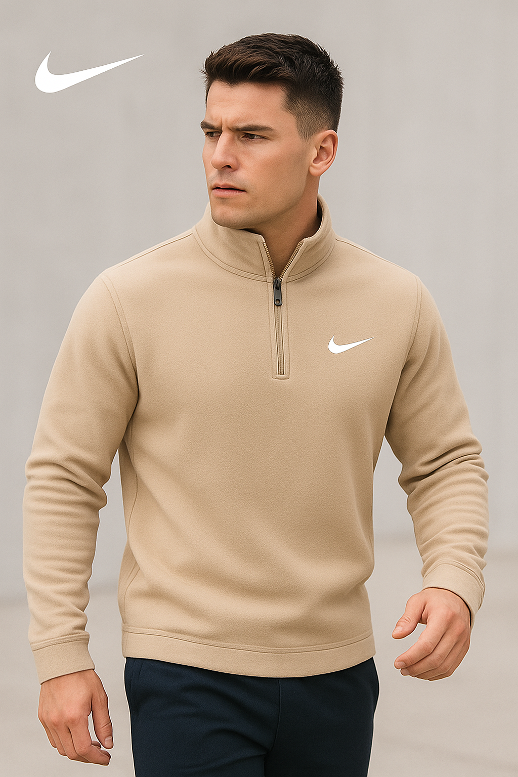 NK™ Men’s Premium Quarter-Zip Pullover