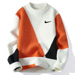 Men's New Trendy Color-Blocked Warm Sweater
