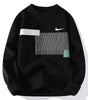 Men's New Versatile Colorblock Knitted Sweater