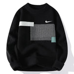 Men's New Versatile Colorblock Knitted Sweater